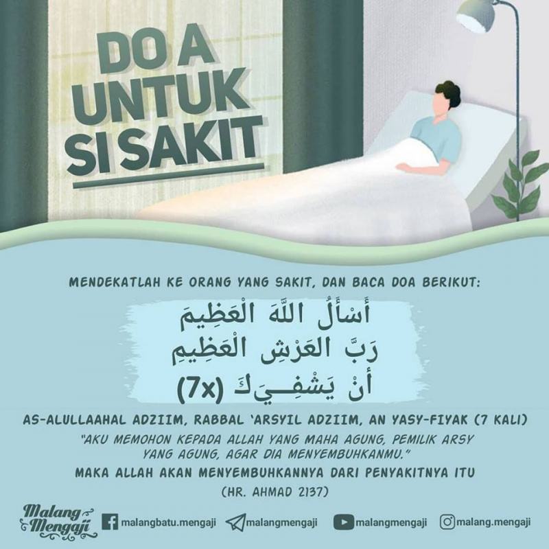 doa untuk orang sakit