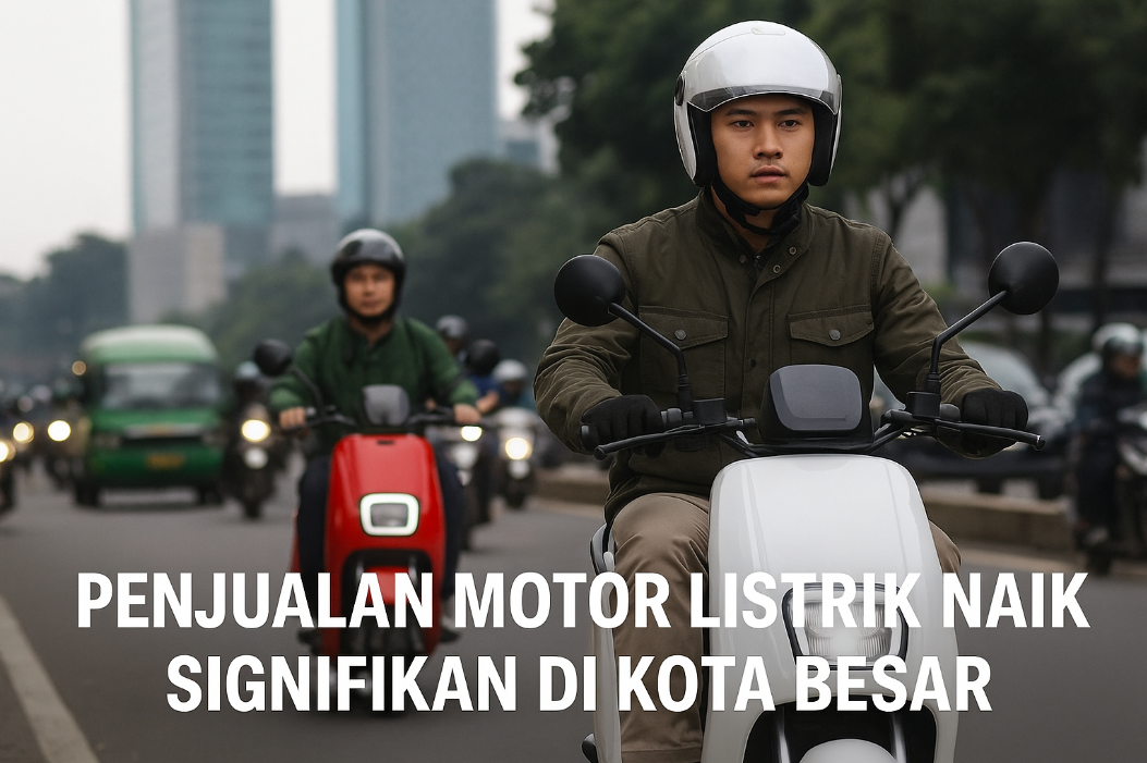 Penjualan Motor Listrik Naik Signifikan di Kota Besar