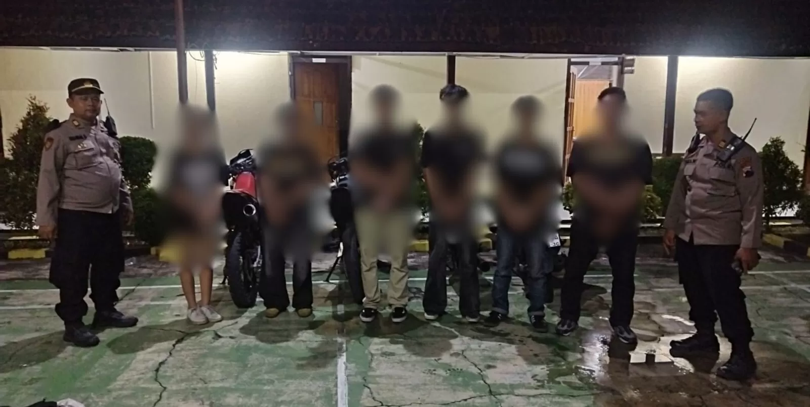 Konvoi Bersajam di Klaten